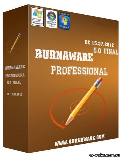 BurnAware Professional 5.0 Final DC 15.07.2012 (MULTi / Русский)